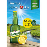 DIN A4 hoch Natur Radler