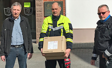 20 Liter Desinfektion für Einsatzkräfte