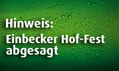 Hinweis: Einbecker Hof-Fest abgesagt