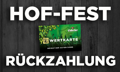 Rückzahlung Hof-Fest