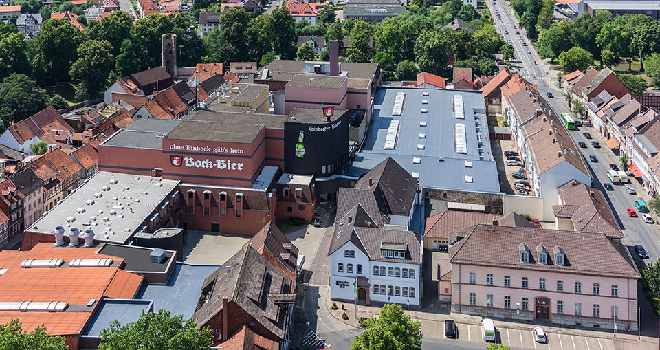 Einbecker Brauhaus AG Luftaufnahme